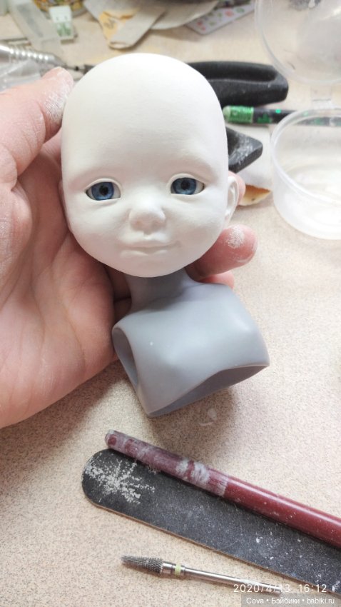 Работа над новым молдом — Авторские шарнирные куклы своими руками: лепка (фото 4)