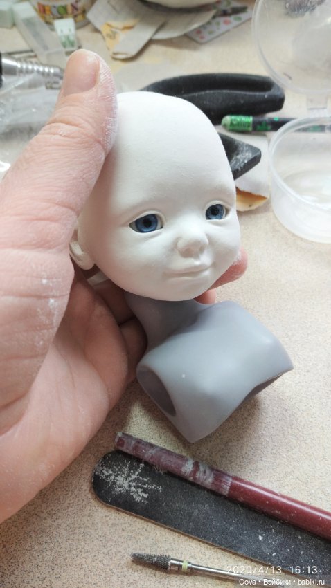 Работа над новым молдом — Авторские шарнирные куклы своими руками: лепка (фото 5)