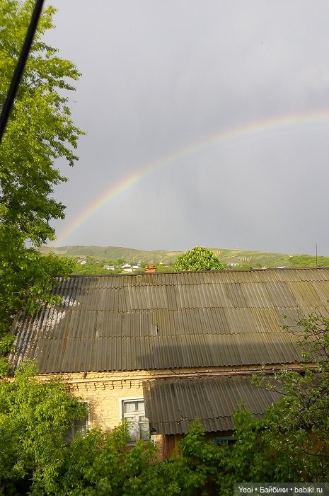 Прогулка сегодня: солнышко и дождик