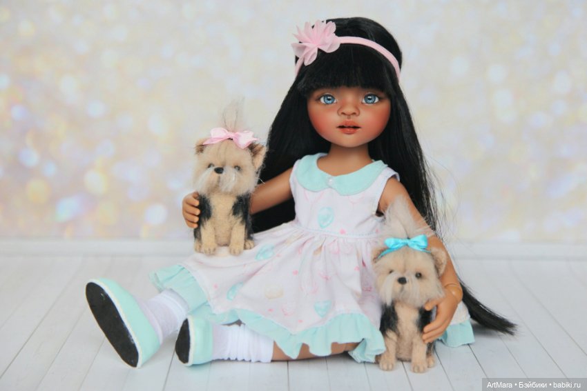 Мой первый "зубастик" ☺️ — ООАК Paola Reina (Паола Рейна) и испанских кукол: перерисовка (фото 3)