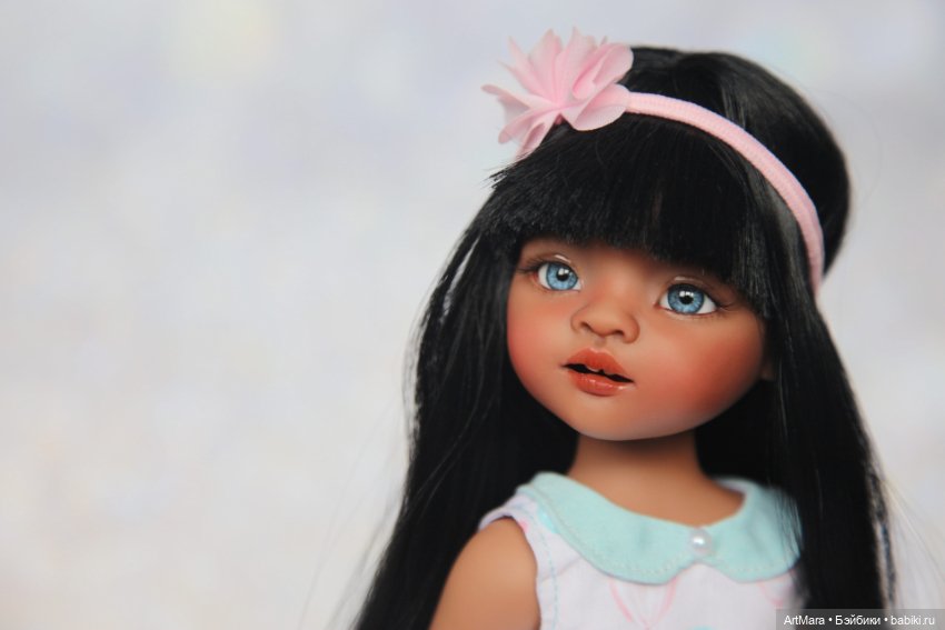 Мой первый "зубастик" ☺️ — ООАК Paola Reina (Паола Рейна) и испанских кукол: перерисовка (фото 10)