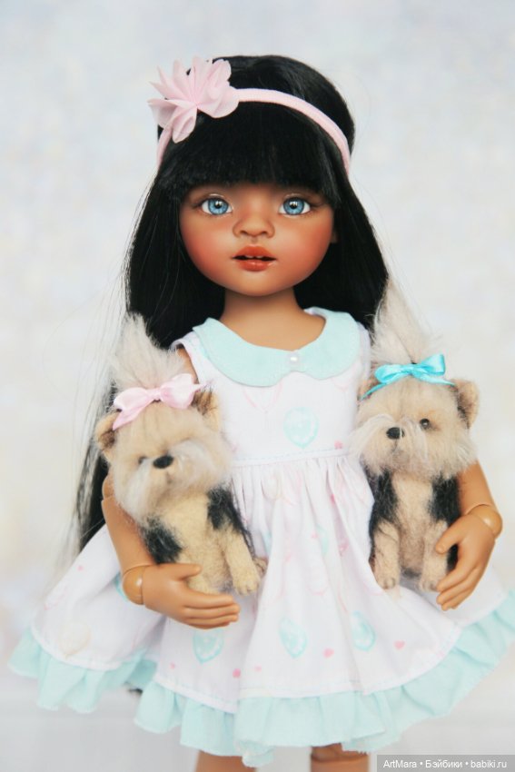 Мой первый "зубастик" ☺️ — ООАК Paola Reina (Паола Рейна) и испанских кукол: перерисовка (фото 5)