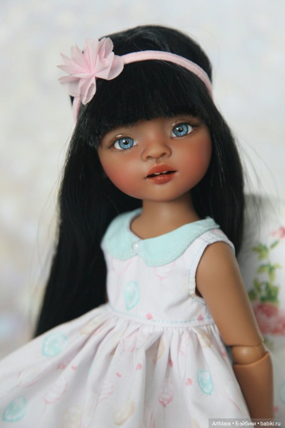 Мой первый "зубастик" ☺️ — ООАК Paola Reina (Паола Рейна) и испанских кукол: перерисовка (фото 9)