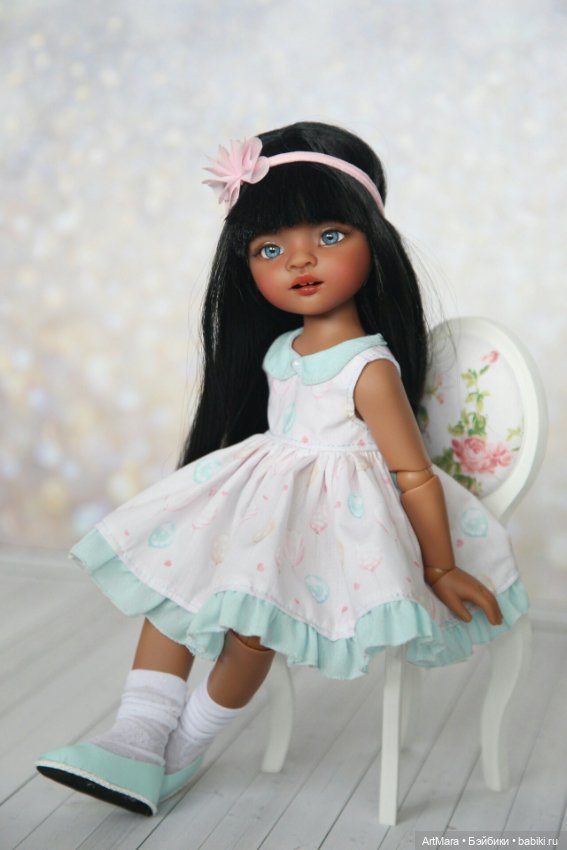 Мой первый "зубастик" ☺️ — ООАК Paola Reina (Паола Рейна) и испанских кукол: перерисовка (фото 6)