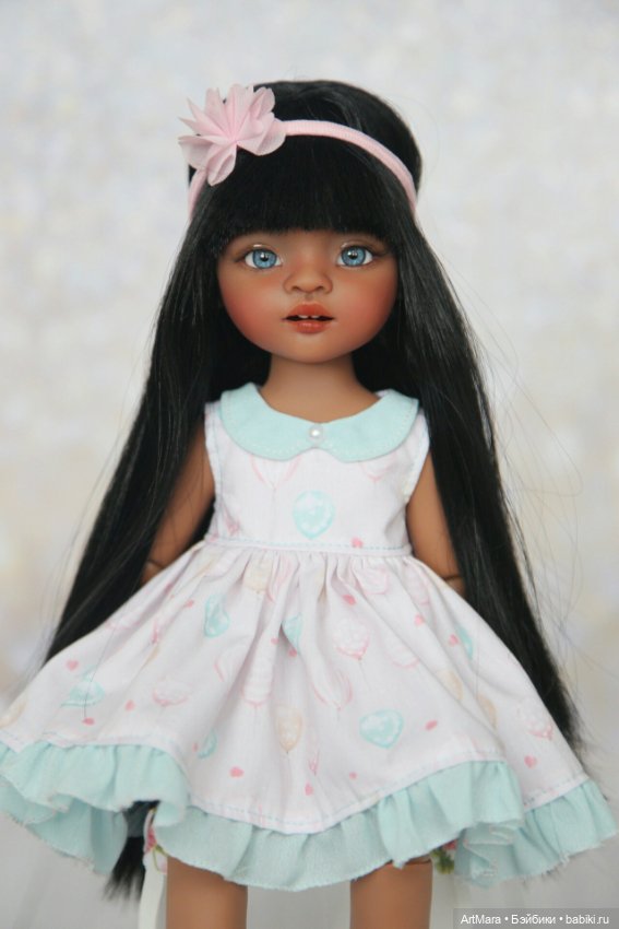 Мой первый "зубастик" ☺️ — ООАК Paola Reina (Паола Рейна) и испанских кукол: перерисовка (фото 8)