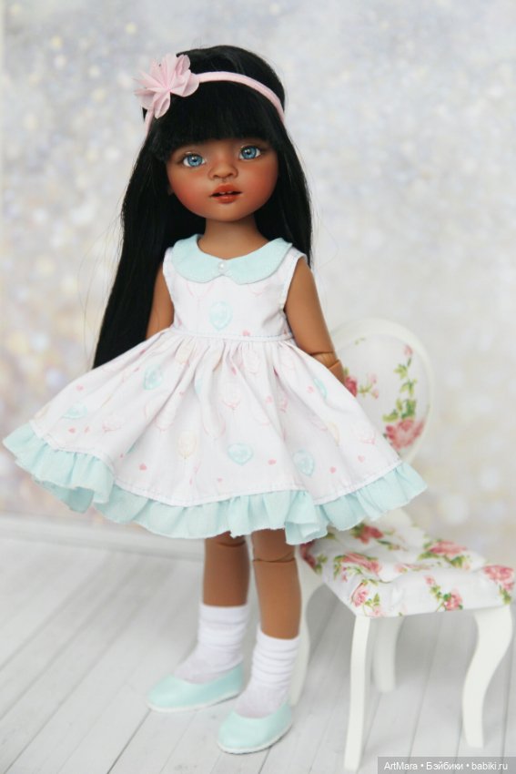 Мой первый "зубастик" ☺️ — ООАК Paola Reina (Паола Рейна) и испанских кукол: перерисовка (фото 7)