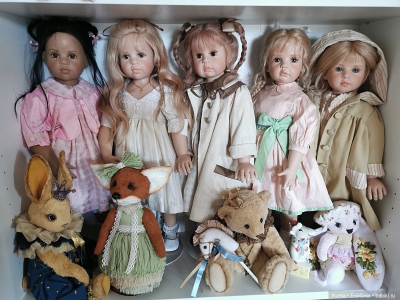 Малышки WPM — Куклы Hildegard Gunzel (Гюнцель) из винила: Gotz