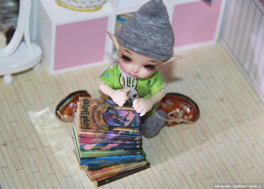 Миниатюрная серия книг про Гарри Поттера (фото 10)