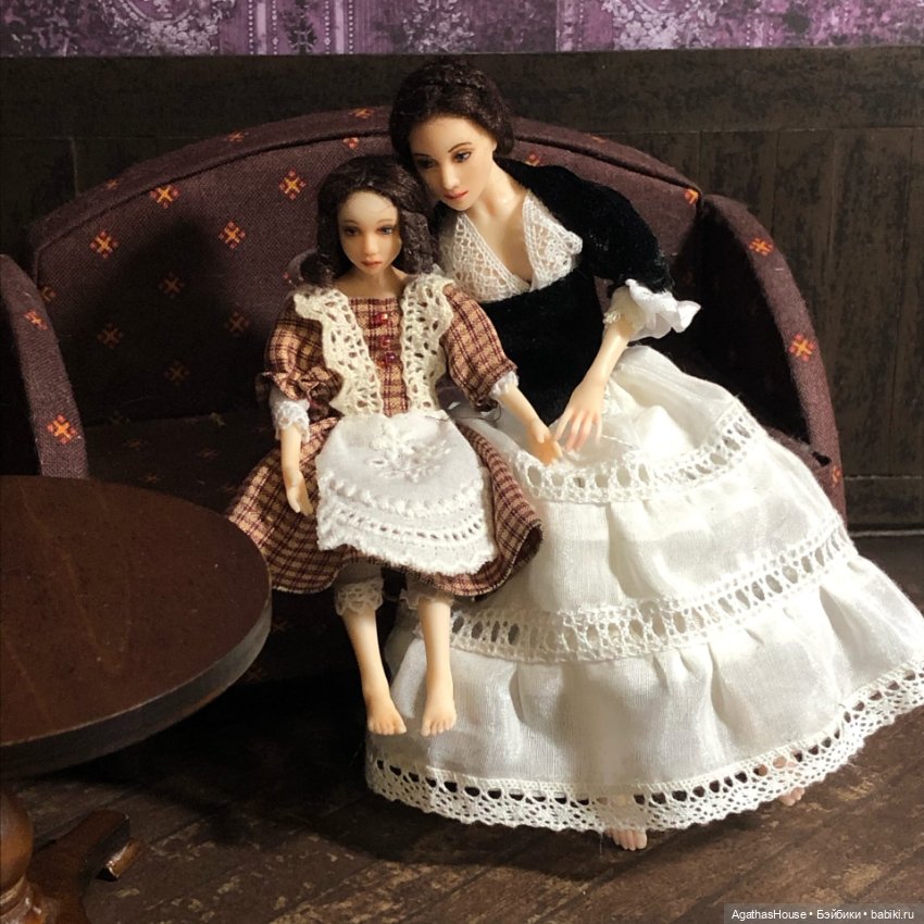 Бекки, или Двойняшки — Авторские миниатюрные куклы: лепка