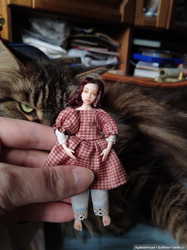 Бекки, или Двойняшки — Авторские миниатюрные куклы: лепка (фото 7)