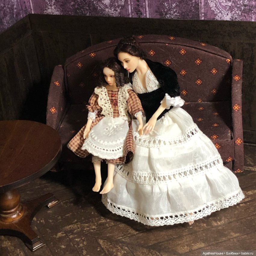 Бекки, или Двойняшки — Авторские миниатюрные куклы: лепка (фото 2)