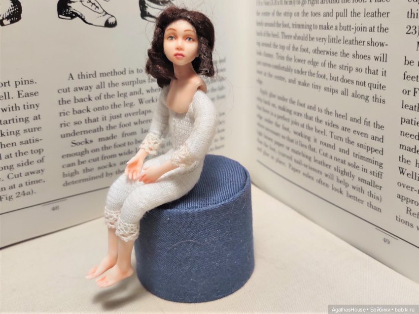 Бекки, или Двойняшки — Авторские миниатюрные куклы: лепка (фото 9)