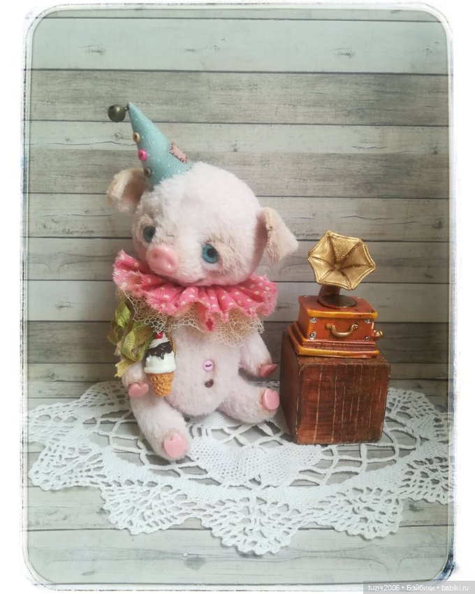 Весёлый поросёнок Сёма — Авторские мишки Тедди и друзья: фото (фото 6)