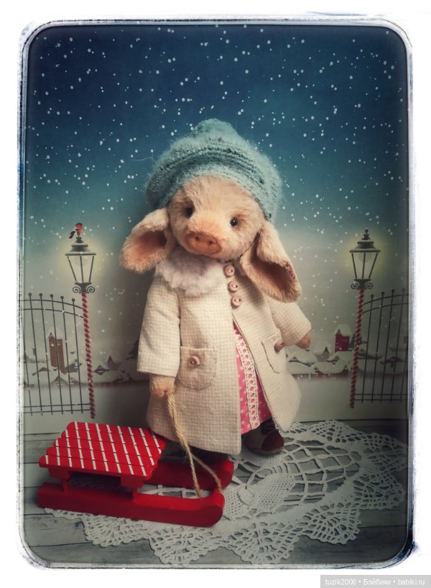 Весёлый поросёнок Сёма — Авторские мишки Тедди и друзья: фото (фото 8)