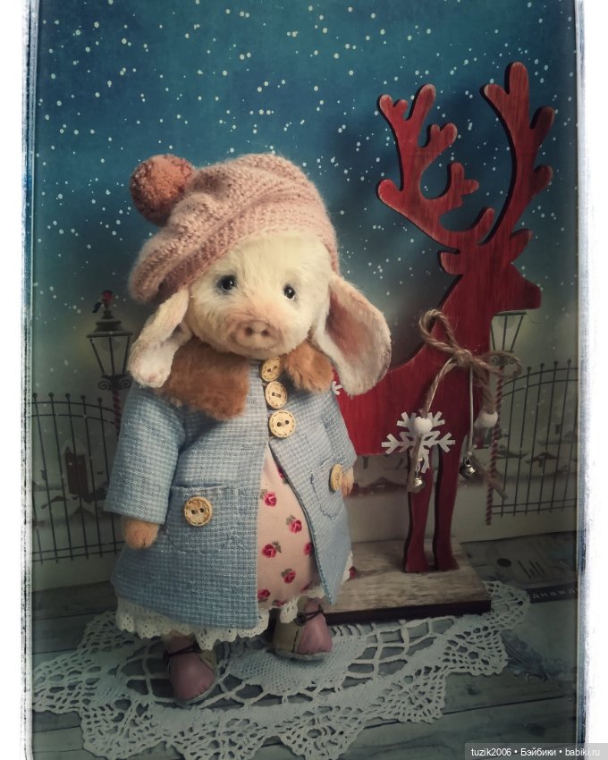 Весёлый поросёнок Сёма — Авторские мишки Тедди и друзья: фото (фото 7)