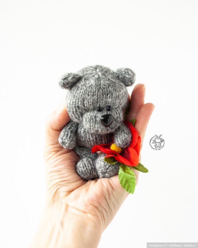 Мини мишка — Вязаные игрушки и амигуруми: крючком (фото 6)