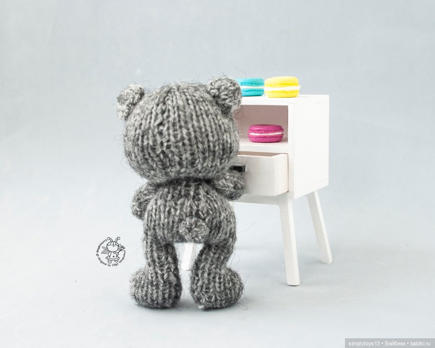 Мини мишка — Вязаные игрушки и амигуруми: крючком (фото 7)