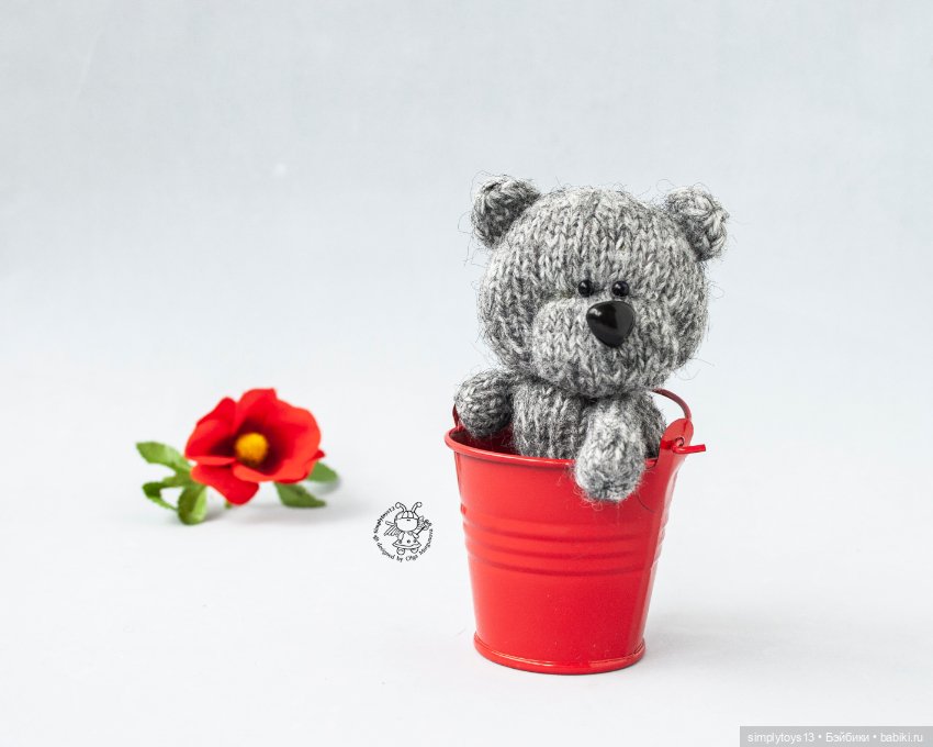 Мини мишка — Вязаные игрушки и амигуруми: крючком (фото 2)