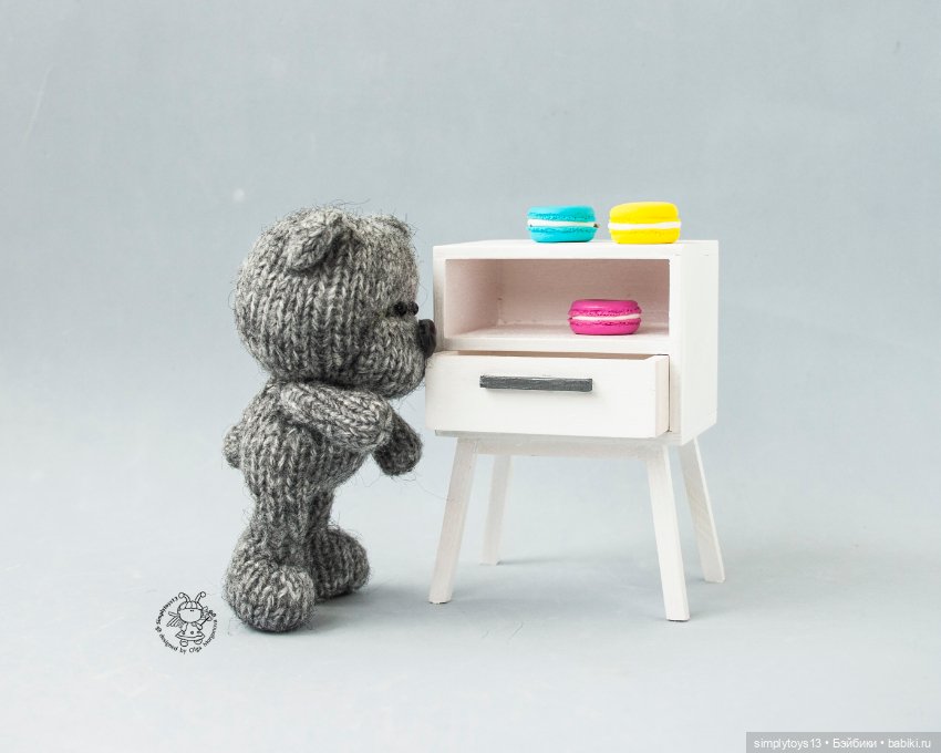 Мини мишка — Вязаные игрушки и амигуруми: крючком (фото 8)