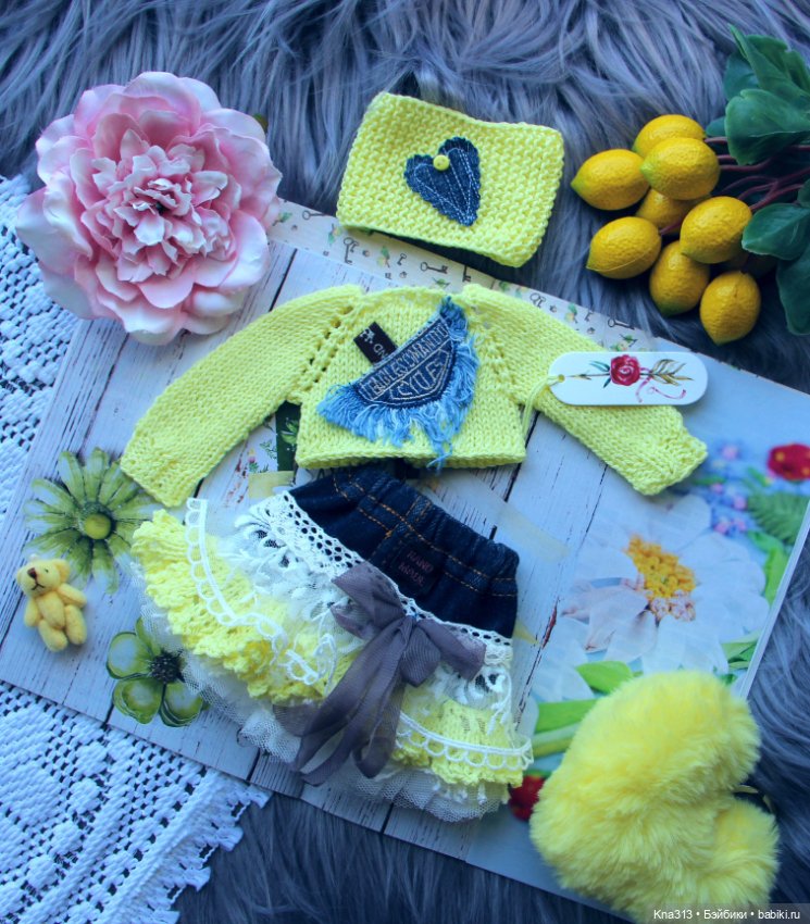 "Лимонный фреш-3" для куколок Paola Reina