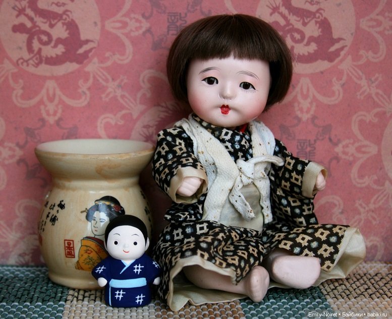 Юки (Ichimatsu Gofun) — Редкие антикварные куклы и реплики: воск (фото 4)
