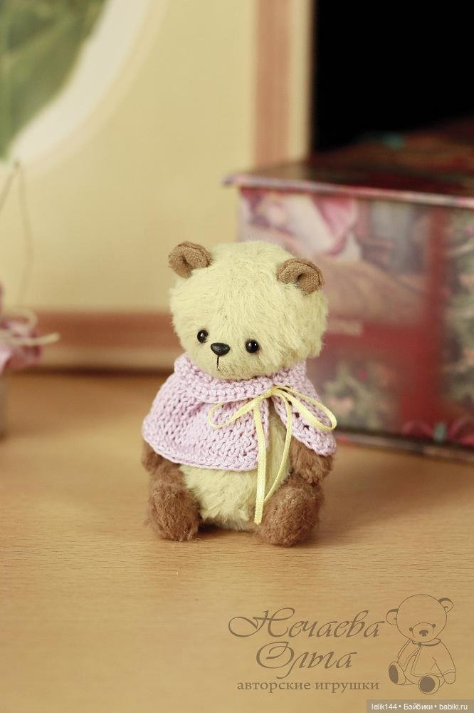 Мишка малышка Коллет — Авторские мишки Тедди и друзья: фото (фото 5)
