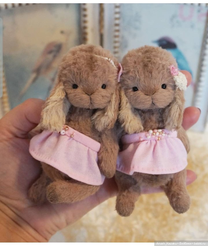 Девочки заюшки — Авторские мишки Тедди и друзья: фото (фото 5)