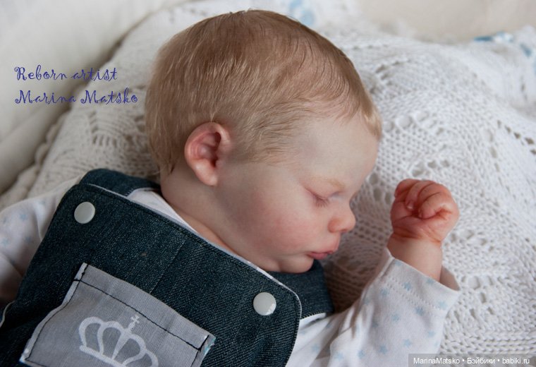 Чарлик - мой сонный крох. работа Марины Мацко