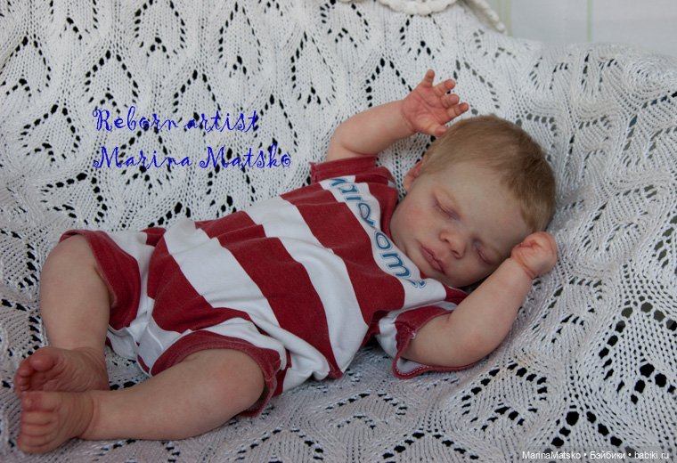 Чарлик - мой сонный крох. работа Марины Мацко