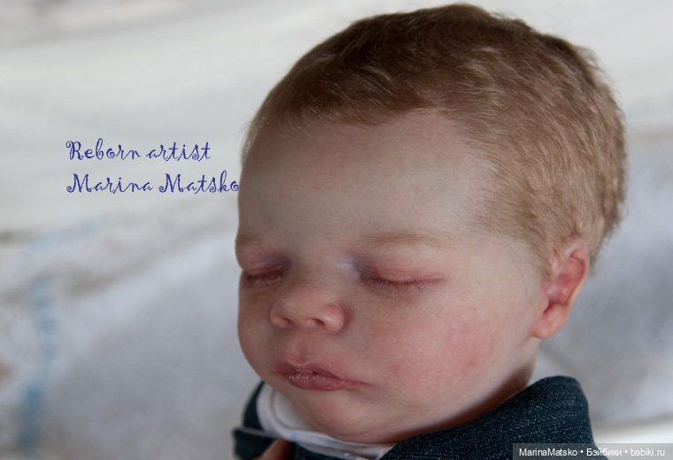 Чарлик - мой сонный крох. работа Марины Мацко