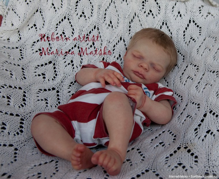 Чарлик - мой сонный крох. работа Марины Мацко