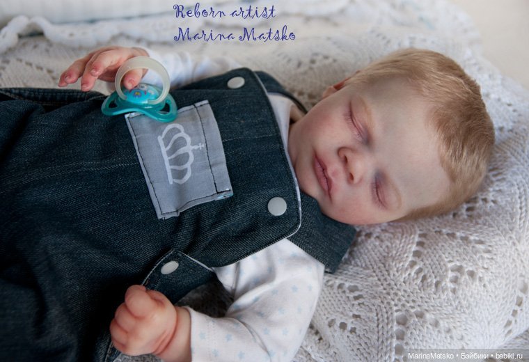 Чарлик - мой сонный крох. работа Марины Мацко