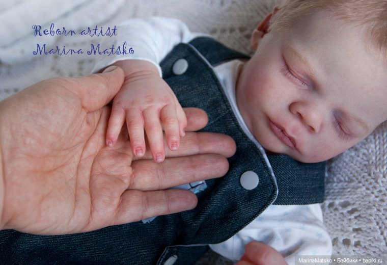 Чарлик - мой сонный крох. работа Марины Мацко