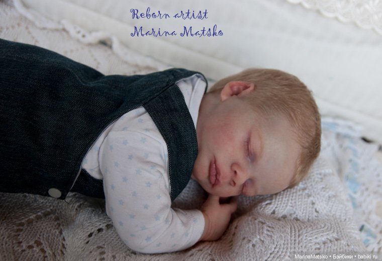 Чарлик - мой сонный крох. работа Марины Мацко