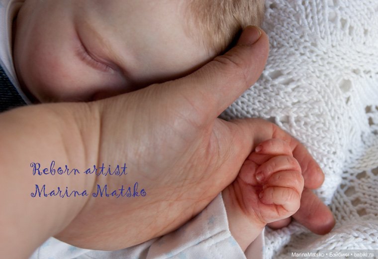 Чарлик - мой сонный крох. работа Марины Мацко