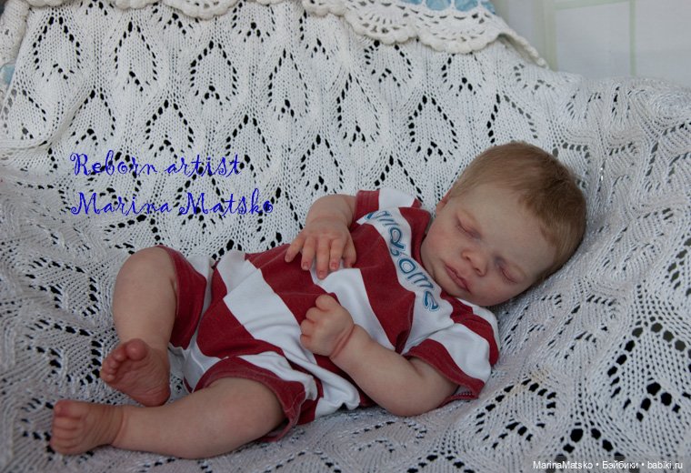 Чарлик - мой сонный крох. работа Марины Мацко