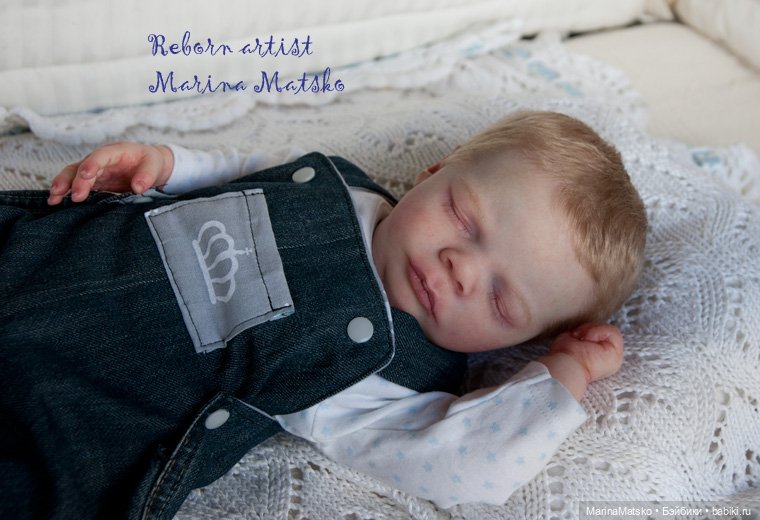 Чарлик - мой сонный крох. работа Марины Мацко