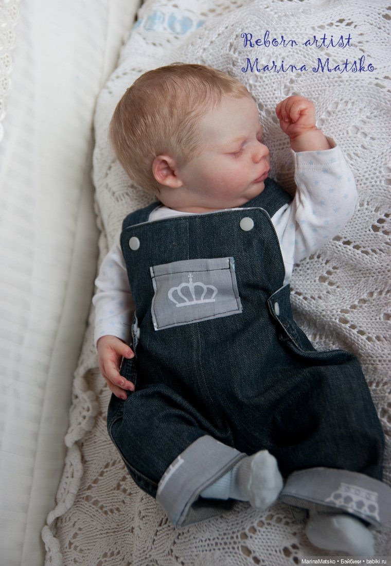 Чарлик - мой сонный крох. работа Марины Мацко