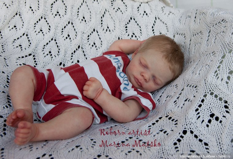 Чарлик - мой сонный крох. работа Марины Мацко