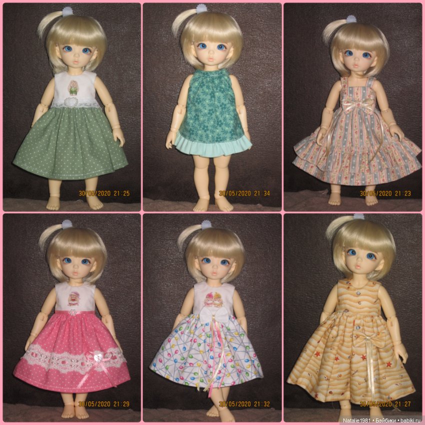 Немного "ретро" - новое платье Натки. Пополнение гардероба. LittleFee Ante Elf