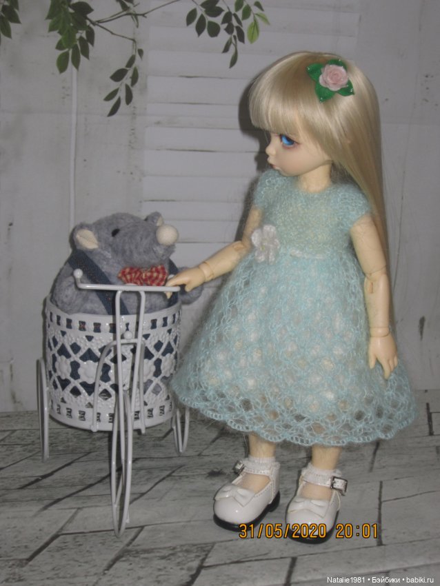 Немного "ретро" - новое платье Натки. Пополнение гардероба. LittleFee Ante Elf (фото 7)