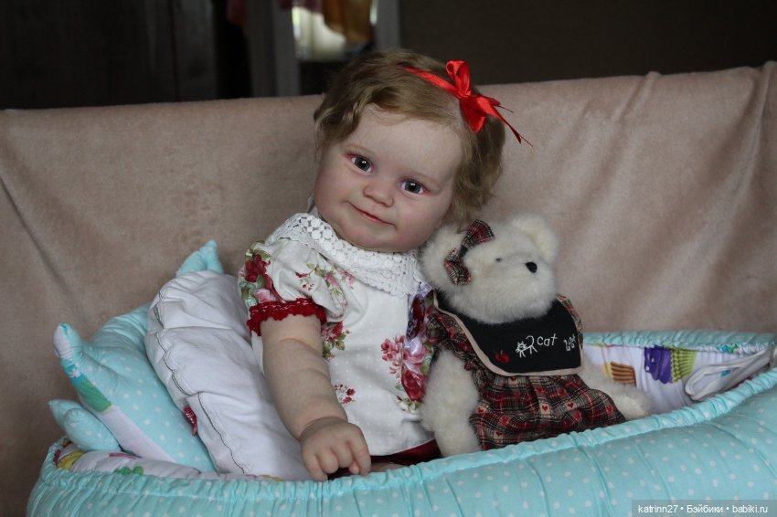 Кукла реборн Кирочка, молд Maddie от Bonnie Brown. Художник Ekaterina Abbyasova babies