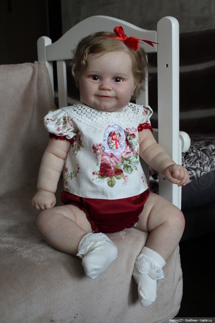 Кукла реборн Кирочка, молд Maddie от Bonnie Brown. Художник Ekaterina Abbyasova babies