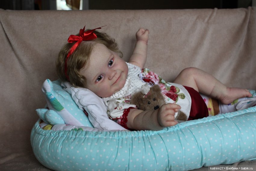 Кукла реборн Кирочка, молд Maddie от Bonnie Brown. Художник Ekaterina Abbyasova babies (фото 9)