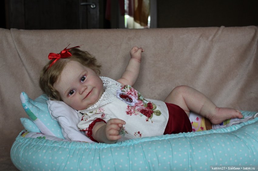 Кукла реборн Кирочка, молд Maddie от Bonnie Brown. Художник Ekaterina Abbyasova babies