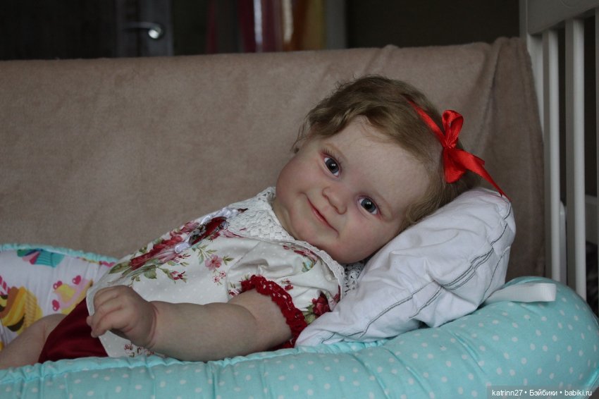 Кукла реборн Кирочка, молд Maddie от Bonnie Brown. Художник Ekaterina Abbyasova babies