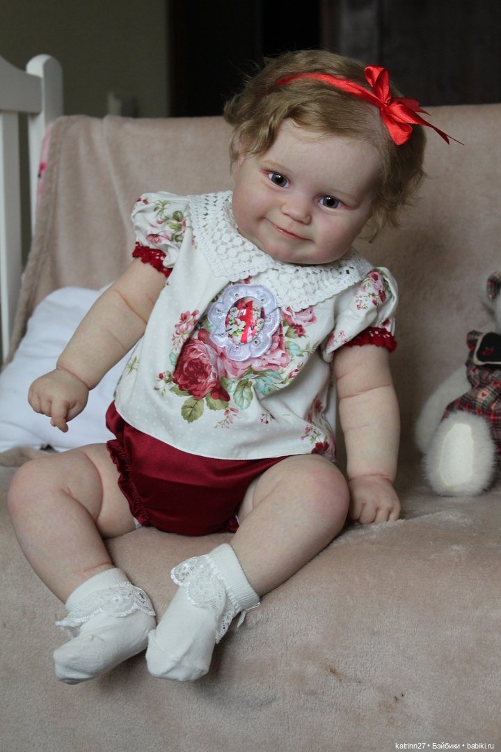 Кукла реборн Кирочка, молд Maddie от Bonnie Brown. Художник Ekaterina Abbyasova babies