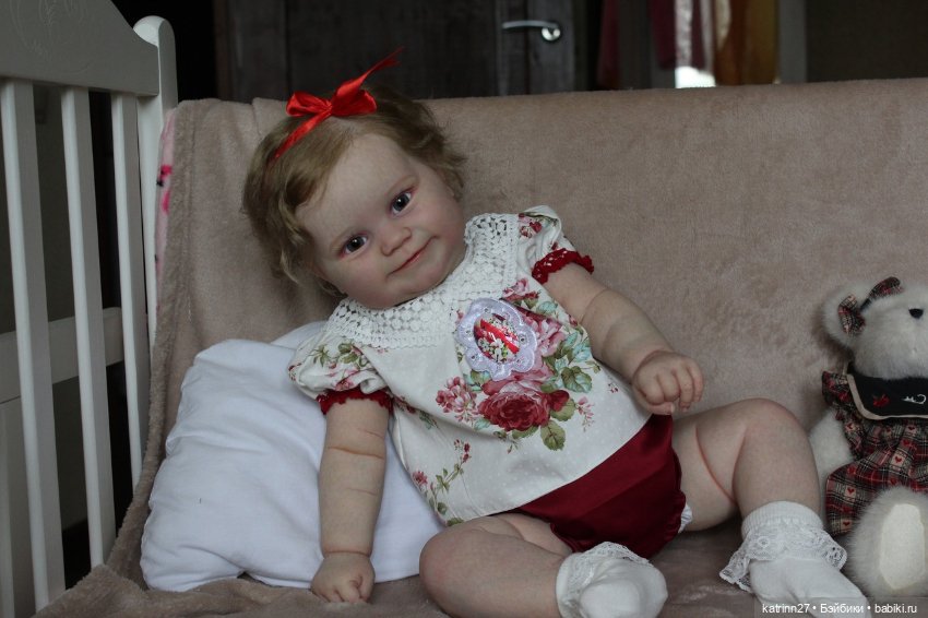 Кукла реборн Кирочка, молд Maddie от Bonnie Brown. Художник Ekaterina Abbyasova babies