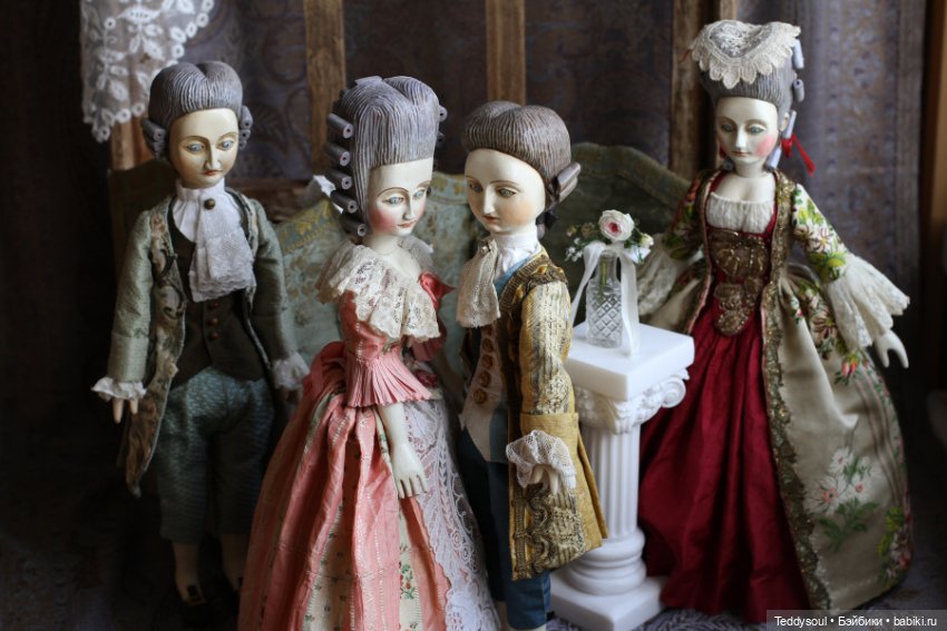 Мы опять при дворе — Авторские куклы из дерева