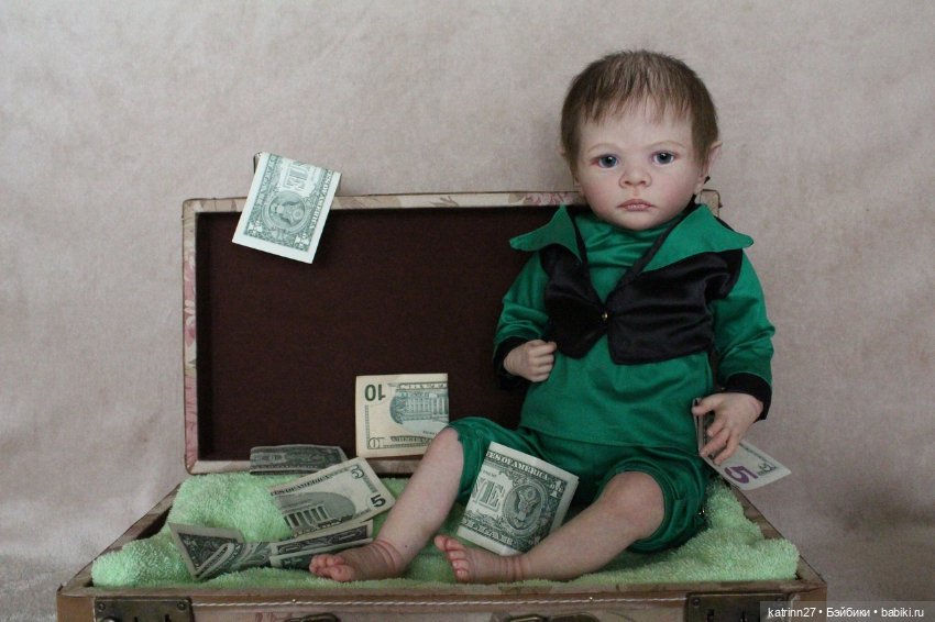 Кукла реборн лепрекончик Эльмо, молд Elf Ira от Karola Wegerich. Художник Ekaterina Abbyasova babies
